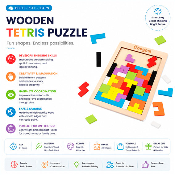Educational Wooden Puzzle Toy