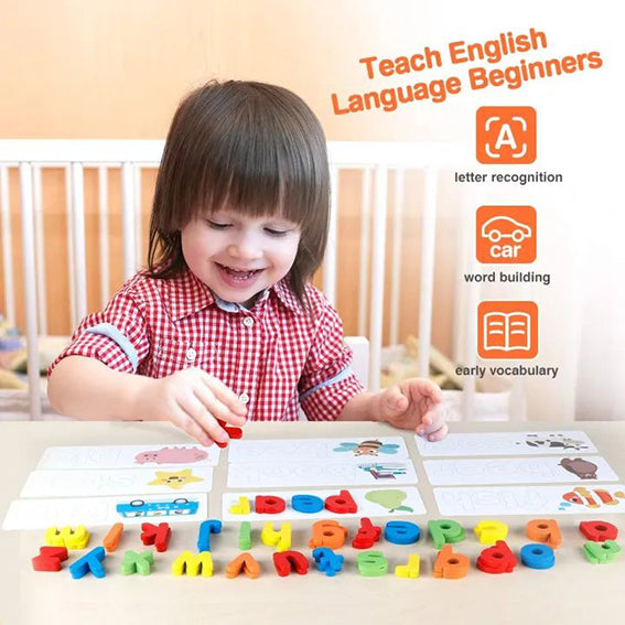Wooden Spelling Game
